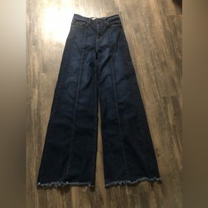 Wide leg jeans